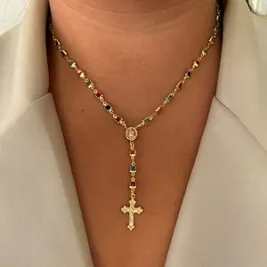 Multicolor Square Rosary