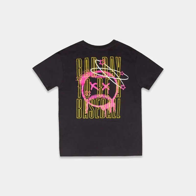 Youth Casual Bat Bros Bad Day T-Shirt - Black
