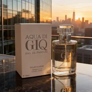 Giq Men's Fashion Perfume, 50ML Long-Lasting Scent, Portable, Boost Confidence, Show Personality and Taste, Liquid Form, Contains Alcohol