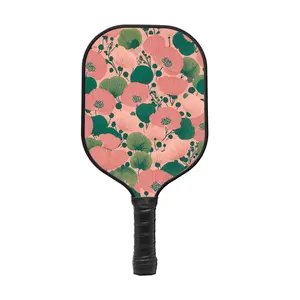 Pink Poppies Carbon Fiber Pickleball Paddle