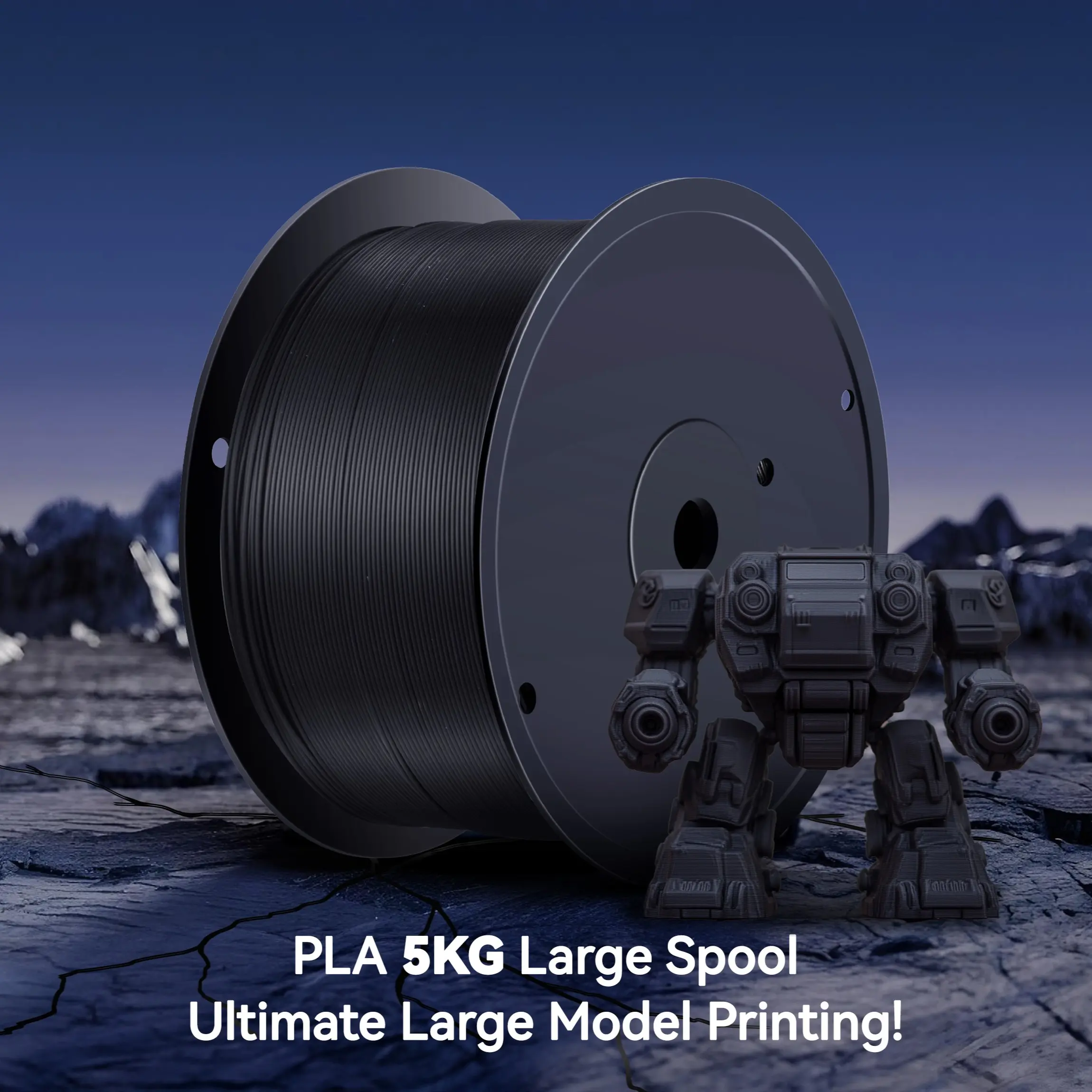5KG PLA Black