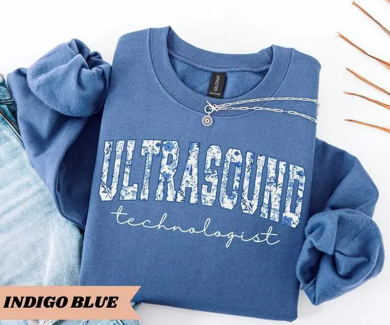 Ultrasound Tech T-shirt Ultrasound Technologist sweatshirt Sonographer Shirt Sonography Student Graduation Radiology Shirt Nurse Appreciation Cotton Crewneck