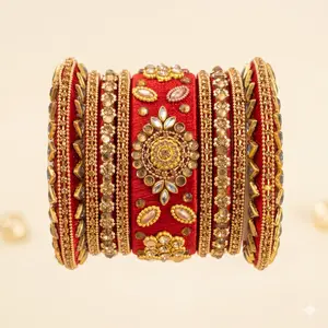 Thread Metal Bangles Chura, Fashionable Bracelet for Couples, Casual Trendy Jewelry, Jewelry Accessory, Available in Sizes 2.6 and 2.8