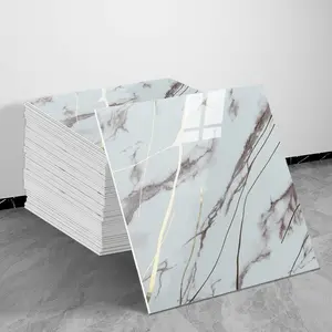 Kitchen Bathroom Wall Refresh Kit, 10/20/30 Sheets Marble Look Self-Adhesive Tile Stickers, Stick On Backsplash, Waterproof Moisture-Proof Decorative Background