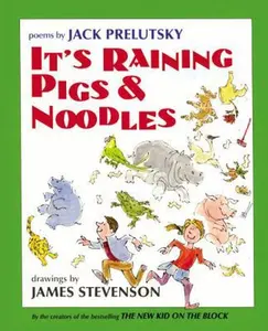 USED Book - It's Raining Pigs & Noodles by Prelutsky, Jack (Hardcover) - english