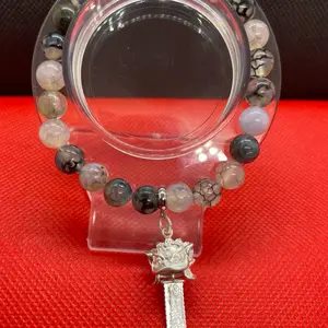 Dragon Scale Beads - Dragon Charm bracelet