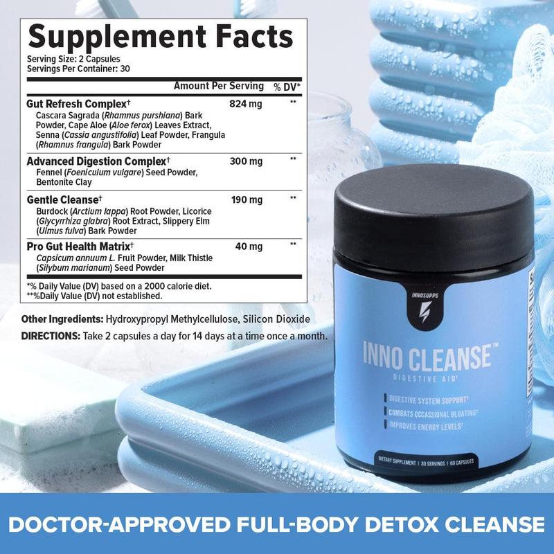 Inno Supps Volcarn 2000 + Inno Cleanse Daily Support Bundle