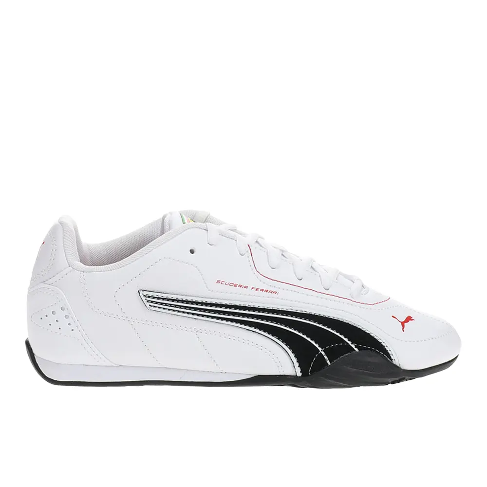 PUMA Mens Scuderia Ferrari Catch Lace Up Sneakers Shoes Casual - White
