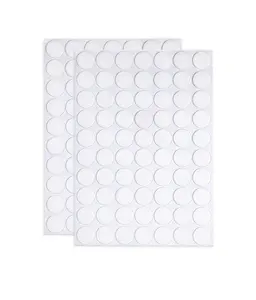 140 Pcs Double Sided Sticky Removable Dots Stickers Round Putty Clear Sticky Tack No Trace Sticky Putty Waterproof Small Stickers for Festival Decoration (20mm, 140)