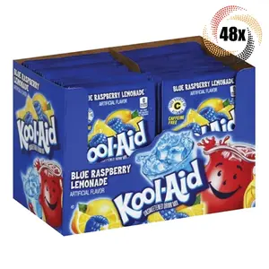 Kool-Aid Unsweetened Drink Mix - Blue Raspberry Lemonade - 48 packets