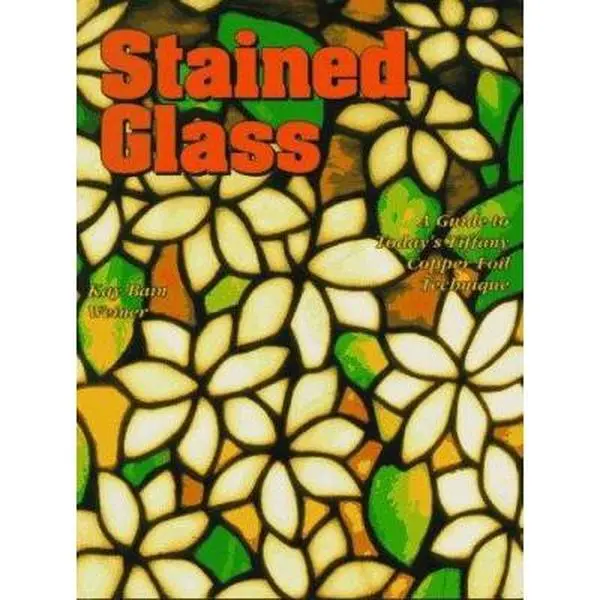 Used Stained Glass Guide Book by Kay Bain Weiner - Paperback, English, Stained Glass Patterns, 144pp, Beginner & Advanced Crafters Resource