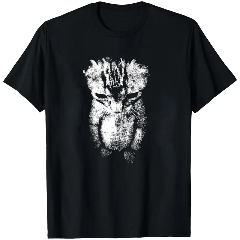 Sad Meme Cat Tshirt,  Unisex Short Sleeve Animal Gift, Funny Shirt