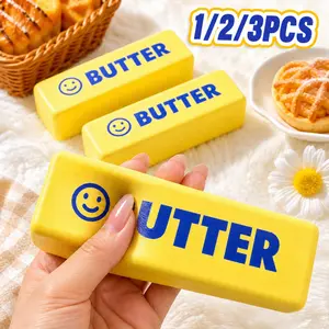 Slow Rising Dumpling Squishy Butter Squeeze Toy Sensory Stress Relief Squishies Soft & Stretchy Fidget Toys for Anxiety Relief Party Favors Stress Relief Fidgeting (Dumpling Squishy Butter Smile Face)