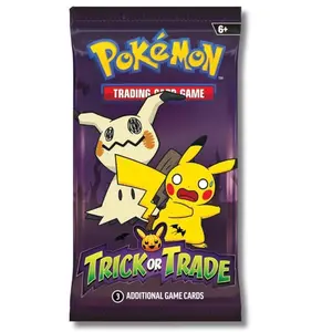 Pokemon 2023 Trick or Trade Mimikyu & Pikachu Mini Booster Pack