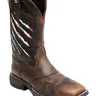 Cody James Men's Men'S Scratch Mexico Flag Lite Performance Western Boot - Bcjsp21p4