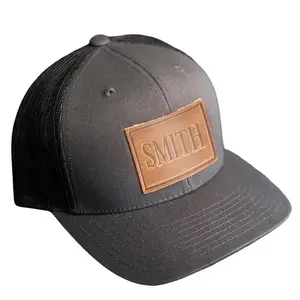 SMITH Trucker Hat  Leather Patch Richardson 112