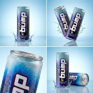 Mega Bump Energy Drink - Surge Flavor - 12 Pck