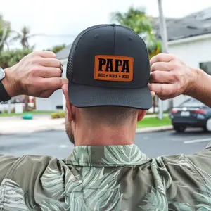 Custom Dad Hat, Dad Hat With Kids Name, Papa Hat, Dad Trucker Hat, Gift For Papa, Fathers Day Hat, Fathers Day Gifts From Wife