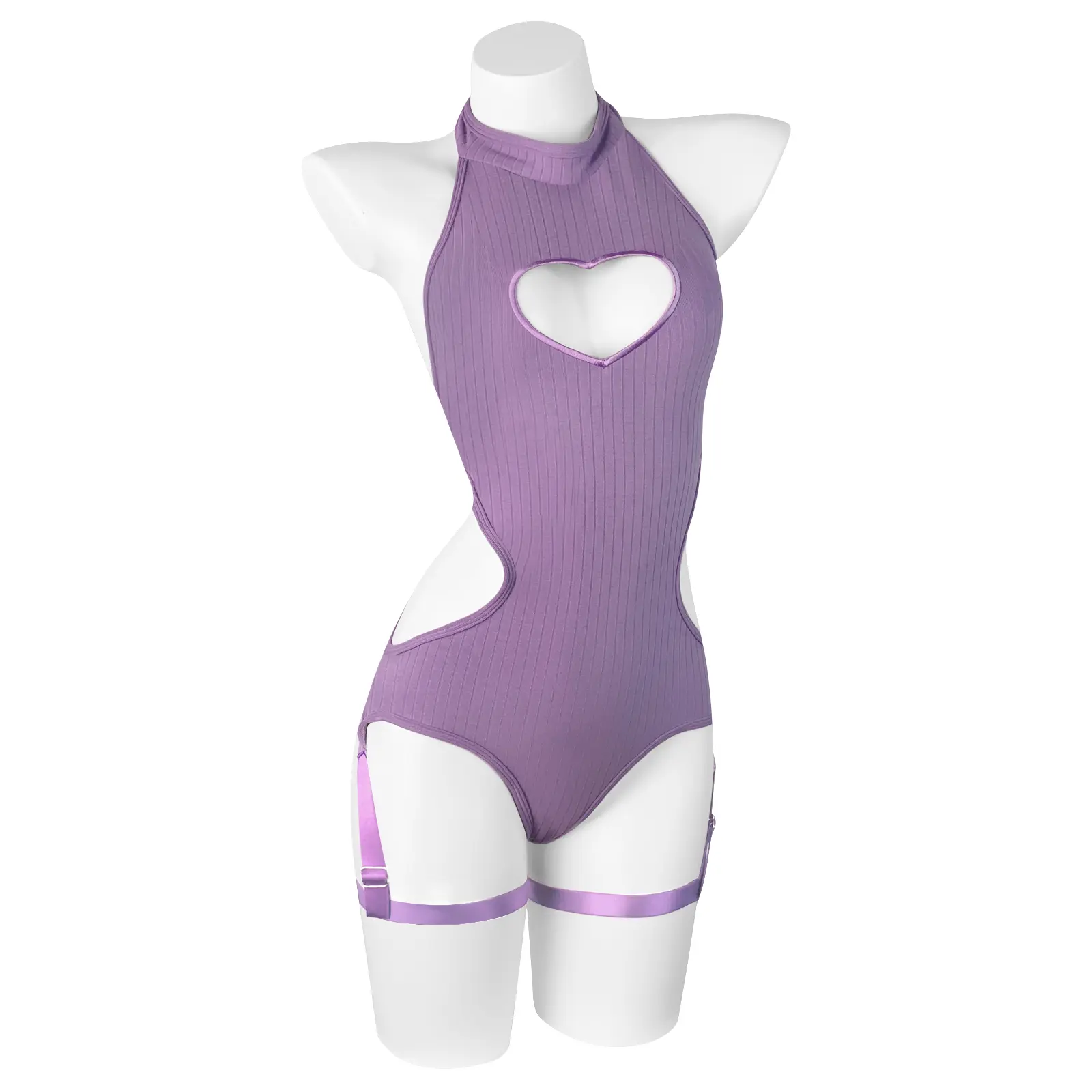 Heart Bodysuit-Purple