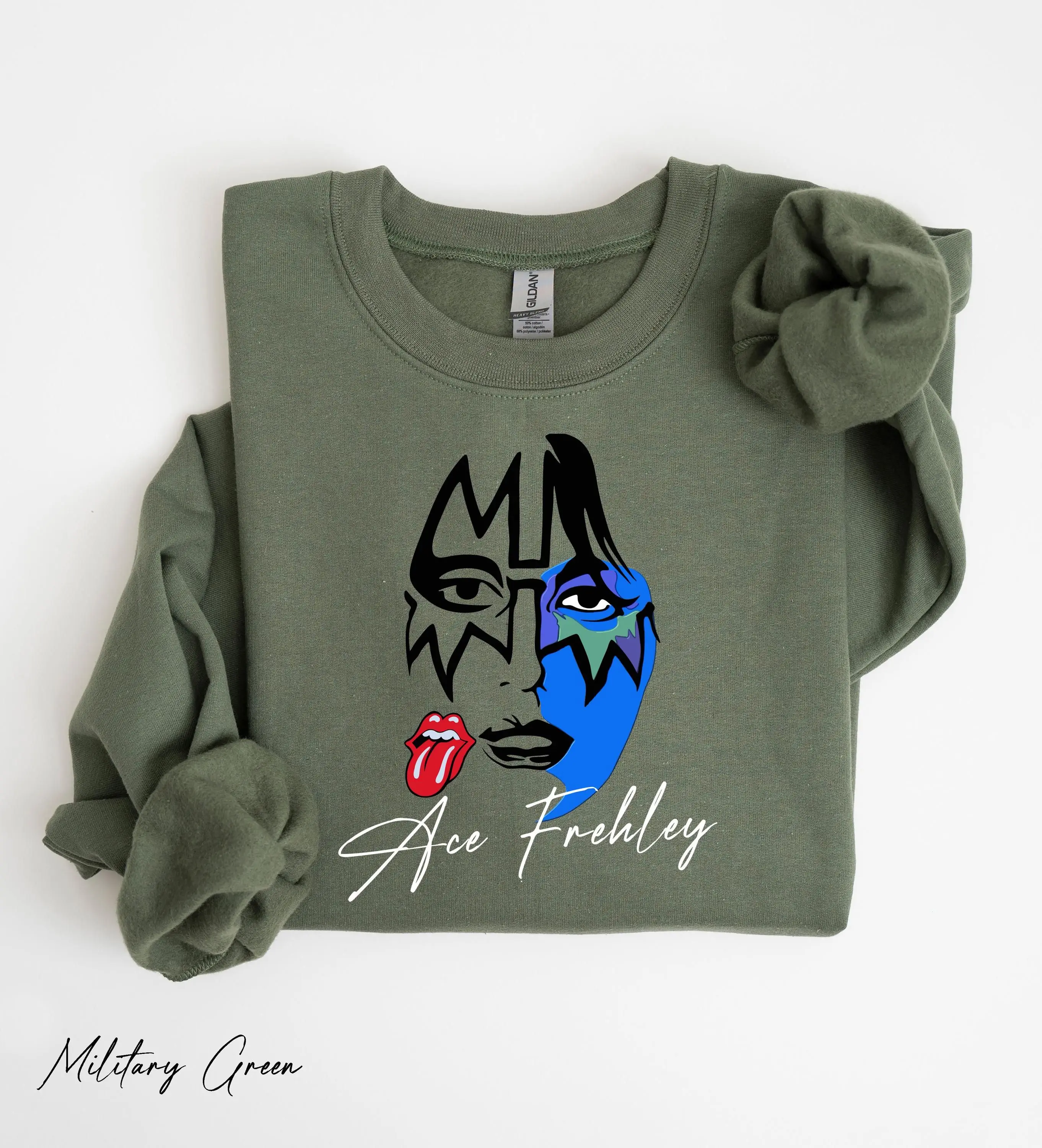 [SALE UP TO 40%] Ace Frehley - Rooling Stone Sweater, Ace Frehley Memorial KISS, The Spaceman 1951-2025 Tribute, RIP Rock Legend Pullover Gift for KISS Fans