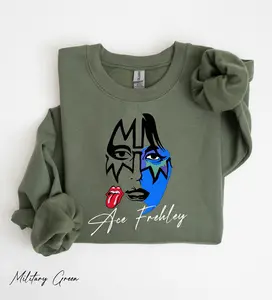 [SALE UP TO 40%] Ace Frehley - Rooling Stone Sweater, Ace Frehley Memorial KISS, The Spaceman 1951-2025 Tribute, RIP Rock Legend Pullover Gift for KISS Fans