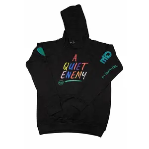 A Quiet Enemy Hoodie w/ multicolor letters
