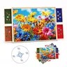 Rotating Puzzle Board for Jigsaw Puzzles - 360° Rotatable Wooden Board with 4 Drawers, Portable Table (30'' x 22''), Perfect Gift for Puzzle Enthusiasts