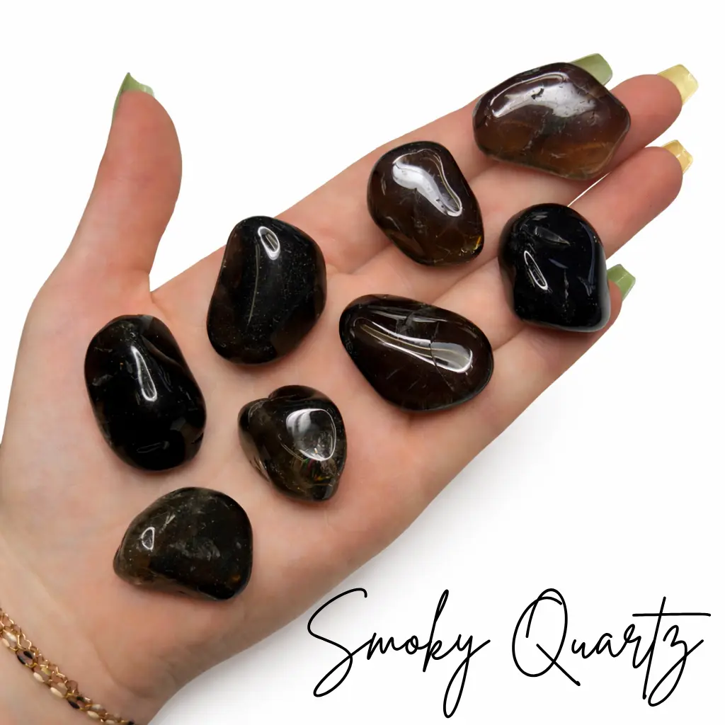 Smoky Quartz Tumble, Tumbled Smoky Quartz, Pocket Smoky Quartz, Healing Smoky Quartz