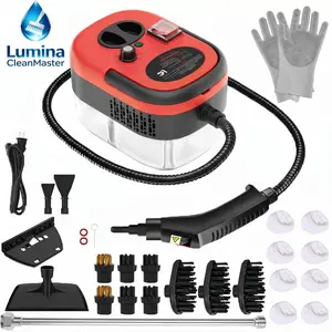 Steam Cleaner, Portable Steamer for Cleaning with 14/23pcs Accessories, 6-Level Adjustable, 15s Heat-Up, Handheld Steam Cleaner for Home for Tile, Grease, Dirt, Grout, Car Detailing