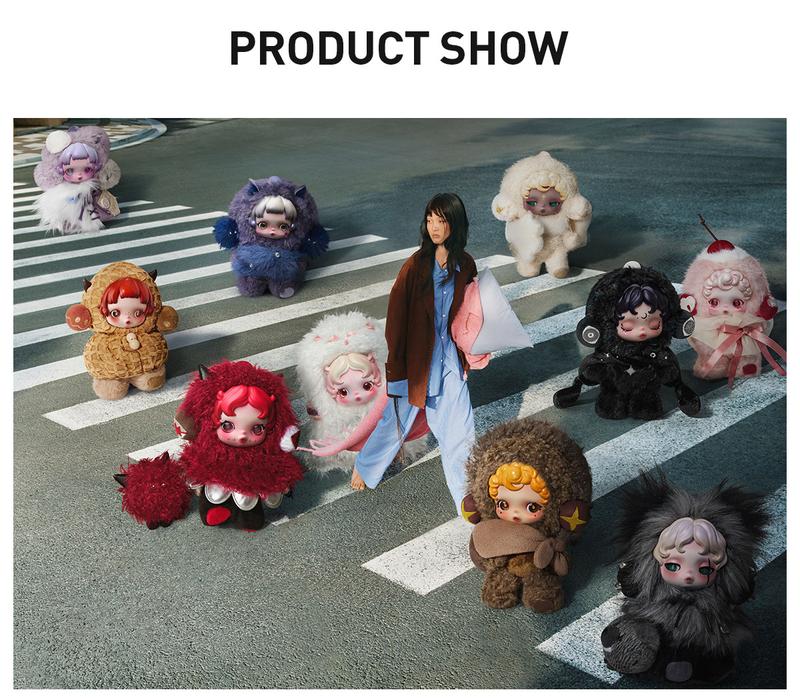 POP MART SKULLPANDA You Found Me! Series Plush Doll Pendant, Blind Box