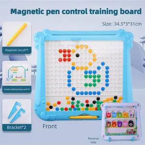 2-in-1 & 3-in-1 Montessori Magnetic Color & Number Maze, Educational Toy for Toddlers Ages 2-5, Fine Motor Skills Game, STEM Puzzle Learning Toy, Birthday Gift for Kids