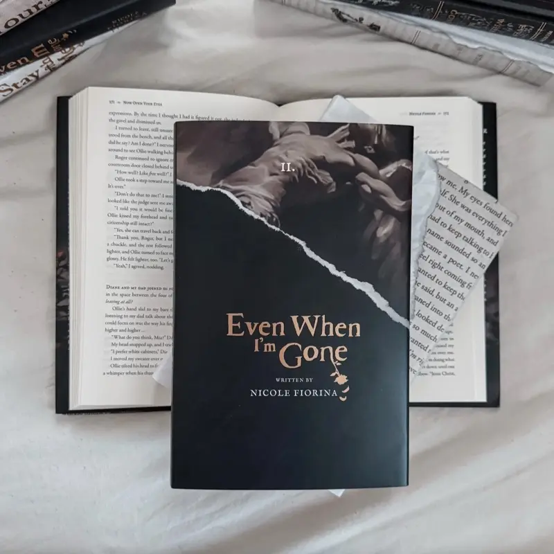 Even When I'm Gone Signed Nicole Fiorina Special Edition Hardback Book(Book 2)