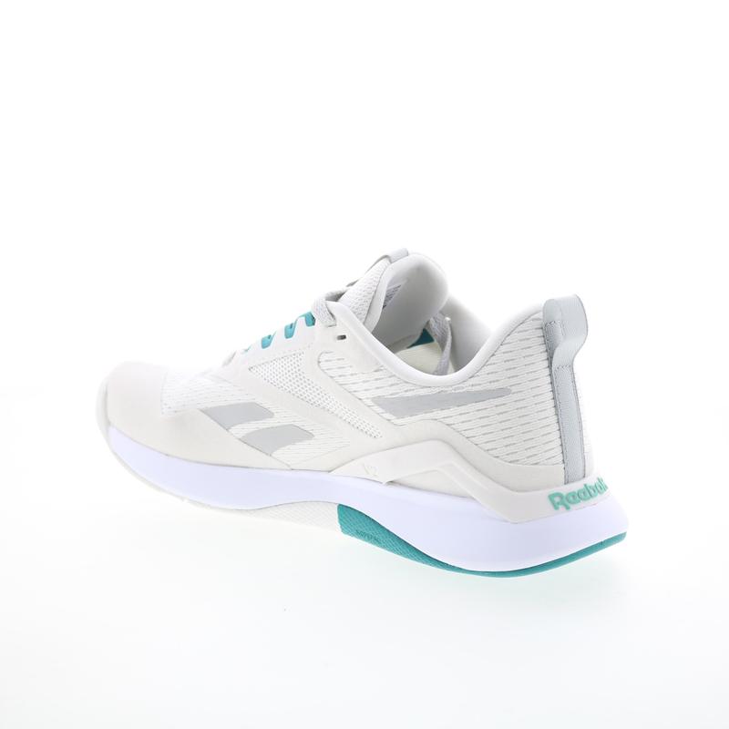 Reebok Nanoflex TR 2 Womens Gray Canvas Athletic Cross Training Shoes