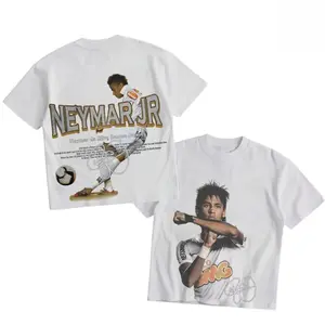 ⚽ Neymar Jr. Graphic Tee & Crewneck –  Cotton fashion shirt Adult & Youth Soccer Fan T-Shirt, Neymar Fan Merchandise, Y2K Vintage Summer Streetwear, Unisex Oversized Casual Top for Men, Boys & Kids, Trendy TikTok Fashion Tee, Gift for Socc