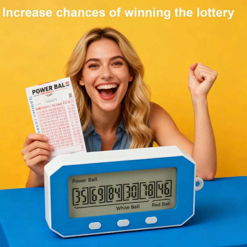 AI Lottery Number Generator | Pro Lottery Picker | Smart Number Selector | Intelligent Lottery Assistant | Fast Quick Pick | Keychain-Mounted Lottery Helper