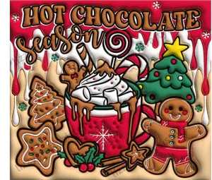 3d Hot Chocolate Sublimation Wrap