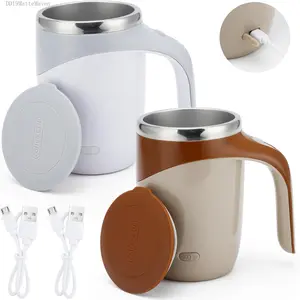 Self Stirring Coffee Mug, Automatic Coffee Mug Rechargeable Magnetic Self Mixing Coffee Cup for Coffee, Tea and MilkDD19MatteMaven