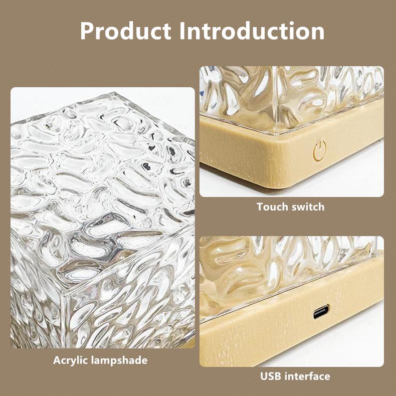 Rechargeable Shower Light No Wiring, 16 Color Changeable Ocean Wave Projector Light, Dimmable Waterproof Shower Lamp with Remote, Rotating Flame Water Ripple Lamp for Shower, Bathroom, Bedroom Decor