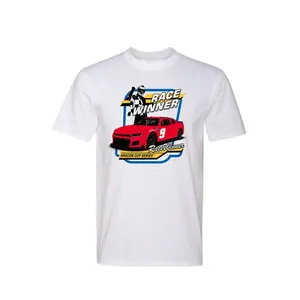 Chase Elliott Martinsville Race Winner Cup Series Graphic T-Shirt 2-Sided Print Men's Tops Racing Fans