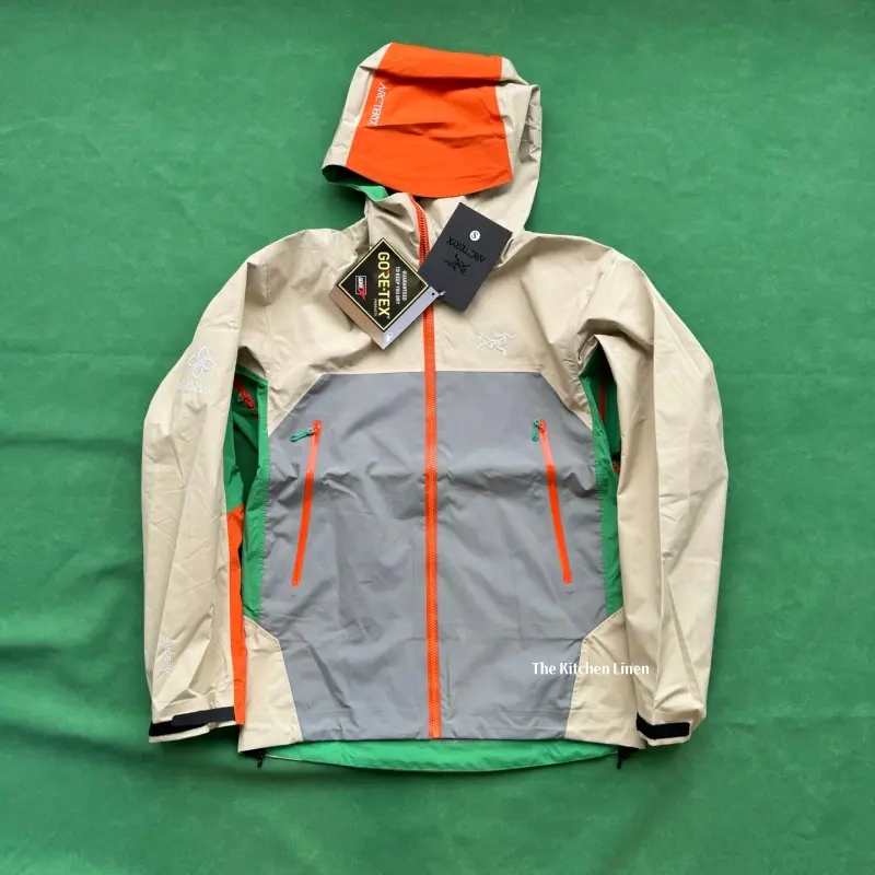 Unisex Hooded Windbreaker Jacket Lightweight Water Resistant Casual Coat