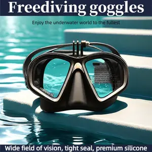 Free diving goggles, snorkeling diving goggles, myopia free diving goggles