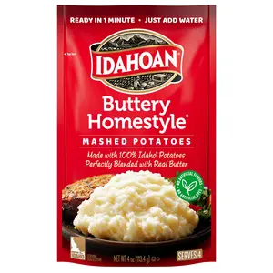 Idahoan Buttery Homestyle Mashed Potatoes, 4 oz, Pack of 12