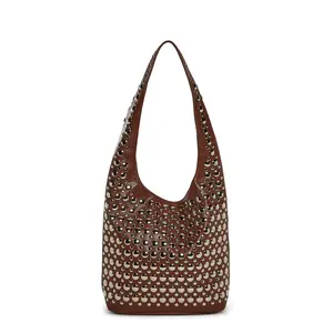 Mirror Images Tote Bag - Brown