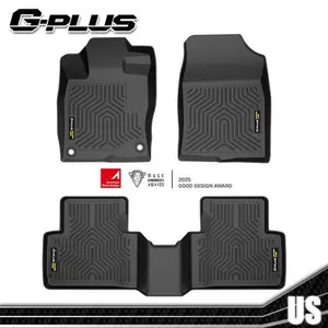 Fit for 16-20 Honda Insight Honda Civic Coupe/Sedan TPE Floor Mats All Weather Floor Mats Rubber Liners,Waterproof Anti-slip Durable Floor Mats,Car Accessories G-PLUS
