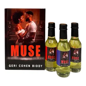Body Honey Moisturizing Body Oil Bundle 5 oz – Muse Brown Skin & Merlin 3 Signature Oils for Daily Use & Massage Free Signed Paper Copy of Muse