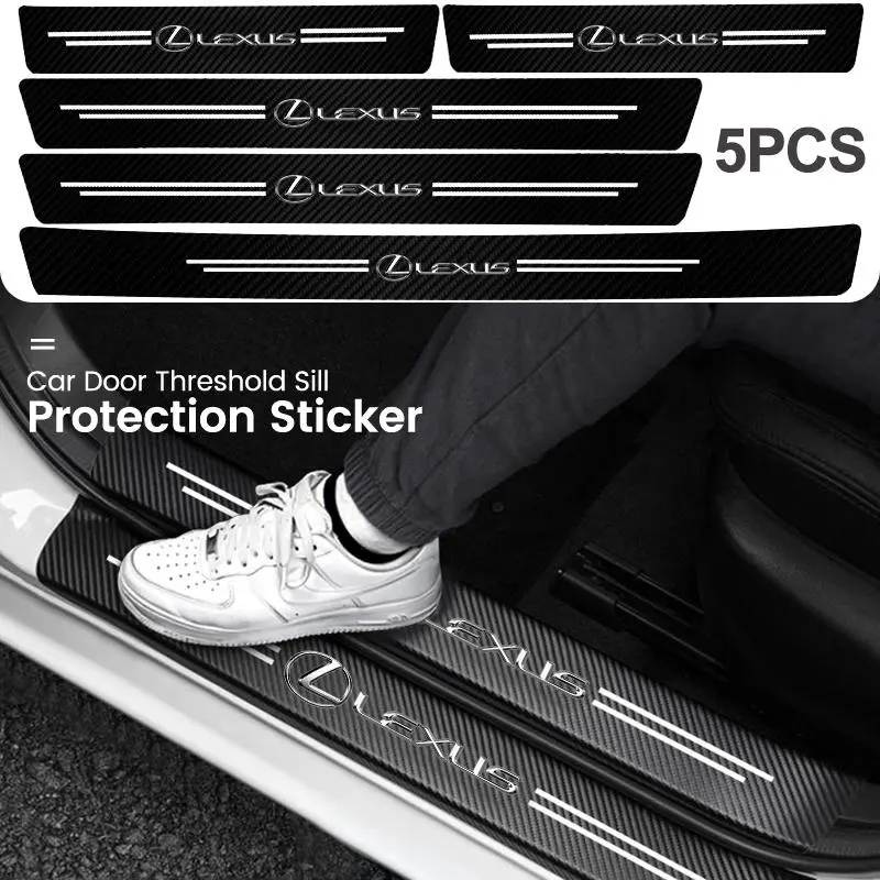 Car doorsill Protective Sticker Tape for  RX330 Fsport IS200 IS250 RX350 GX NX300h Ct200h ES300h IS300h Accessories