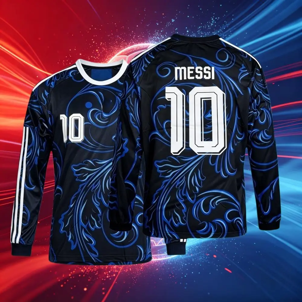 2026 Away 10# Messi Argentina Short and Long Sleeve Soccer Jersey