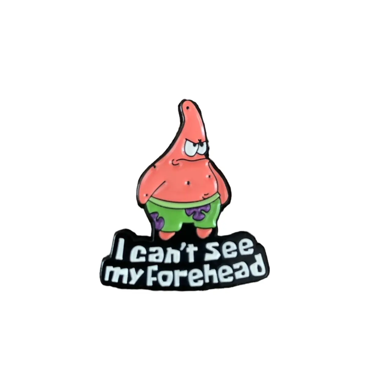 Funny Pink Starfish Enamel Pin