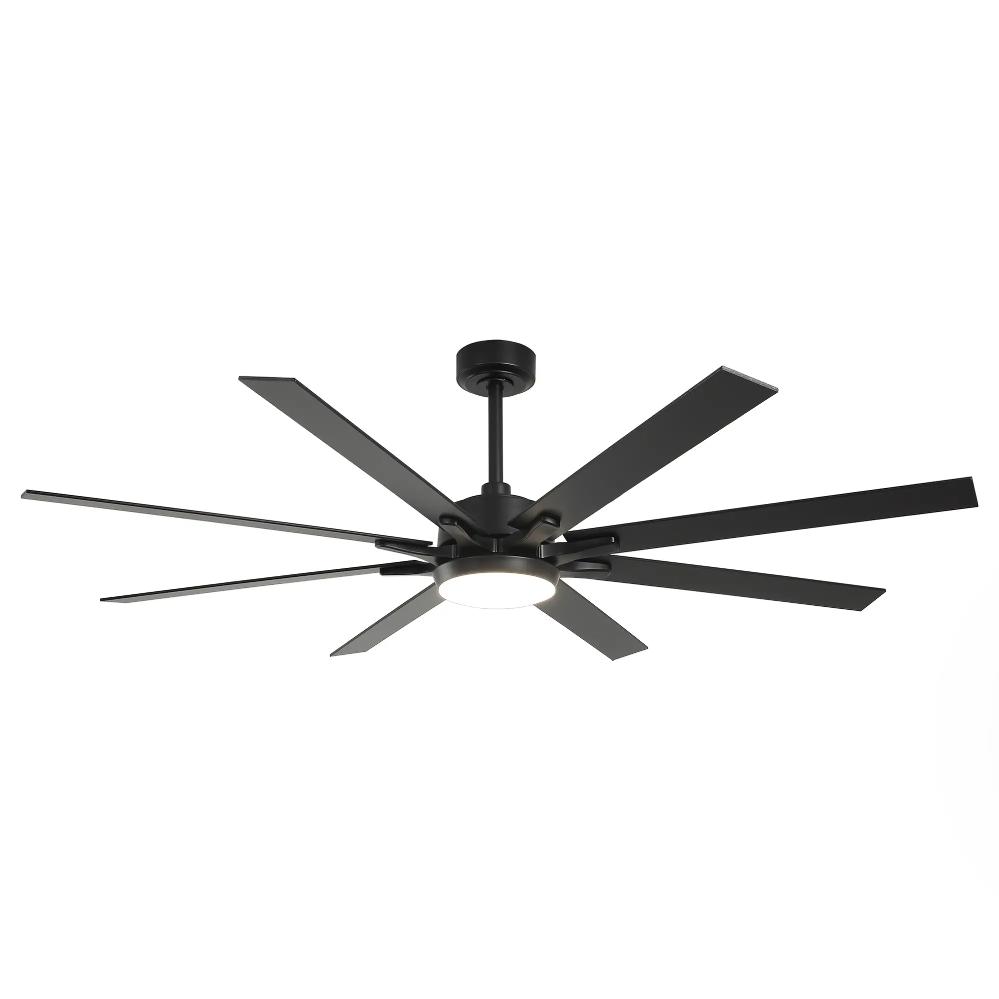 PARROT UNCLE  65 Inch Teresa Modern Double-sided Blades Ceiling Fan with Remote Control and Color Temperature 3000/4000/5000K LED Light