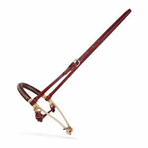 Western Cavesson Horse Double Rope Noseband USA Made